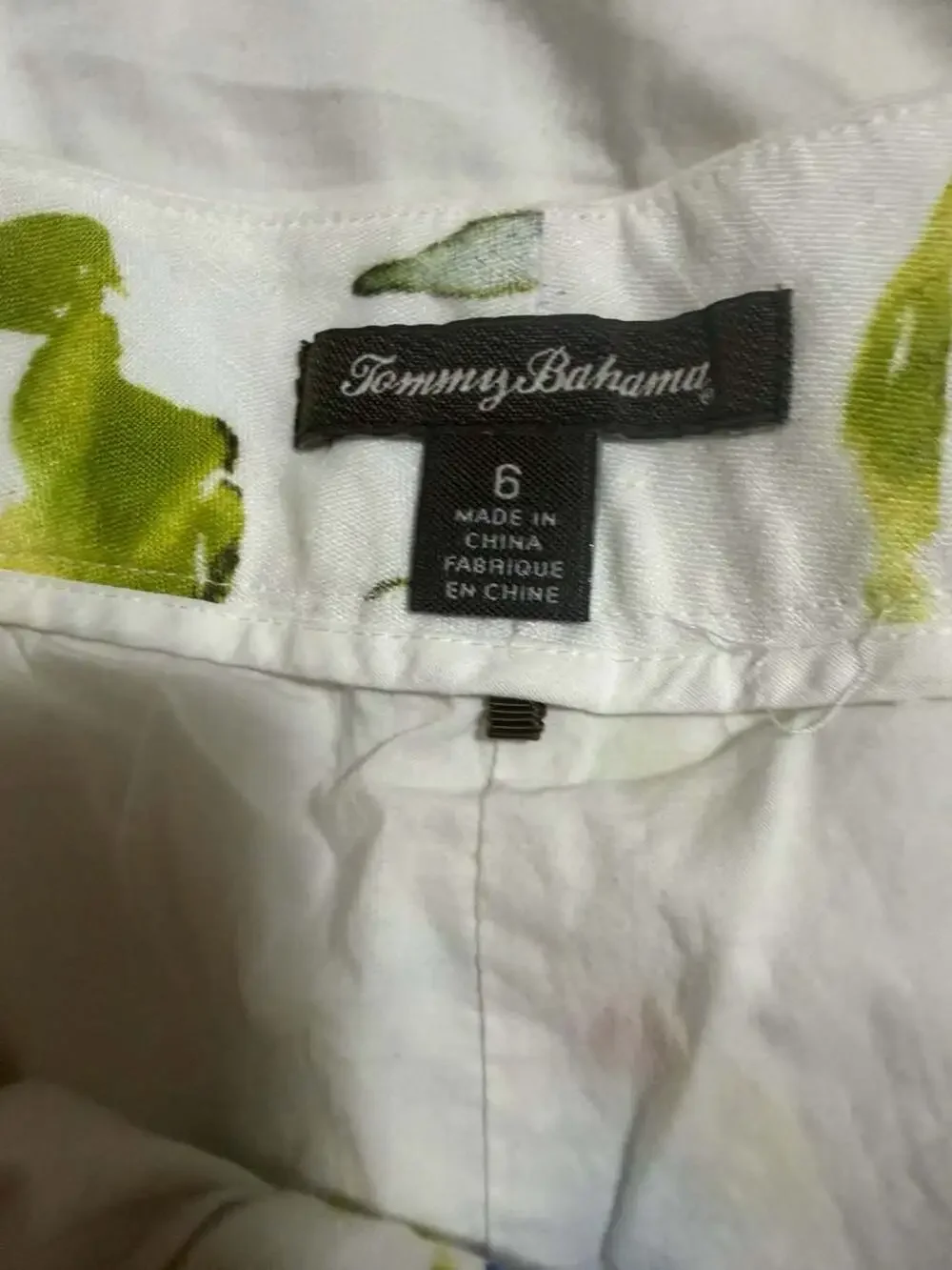 Tommy Bahama Floral Parrot Print Casual Women's Shorts Size 6
